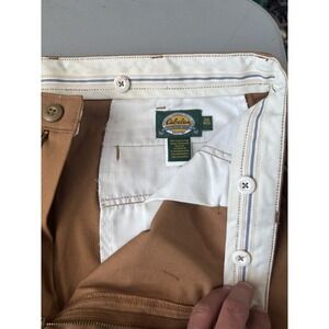 Vintage Cabelas Brush Pants Men 40 Green Brown 100% Cotton Outdoor Snake Hunting